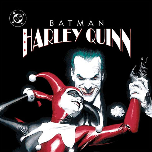 DC Comics The Joker Batman: Harley Quinn Cover #1 Art by Alex Ross. Piece Also known as Tango with Evil Nintendo 2DS XL (2017) Skin